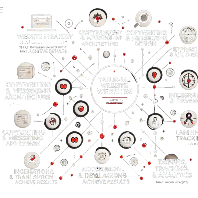 _202408081546 _ A minimalist image depicting tailor-made website services that strengthen brand equity and achieve results using a black background with white and red _202408081546 _ A minimalist image depicting tailor-made website services that strengthen brand equity and achieve results using a black background with white and red